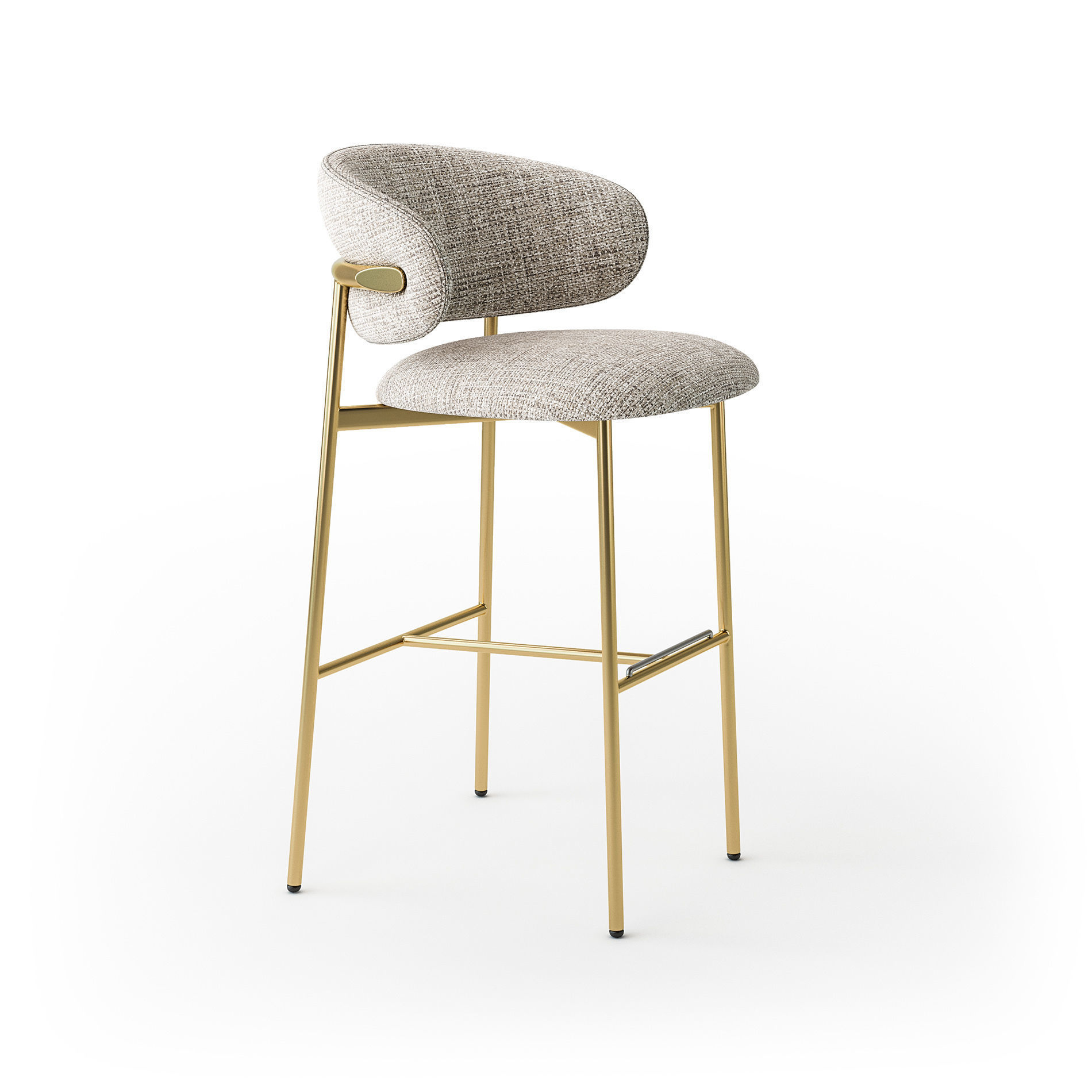 Calligaris Oleandro stool 3D model_6