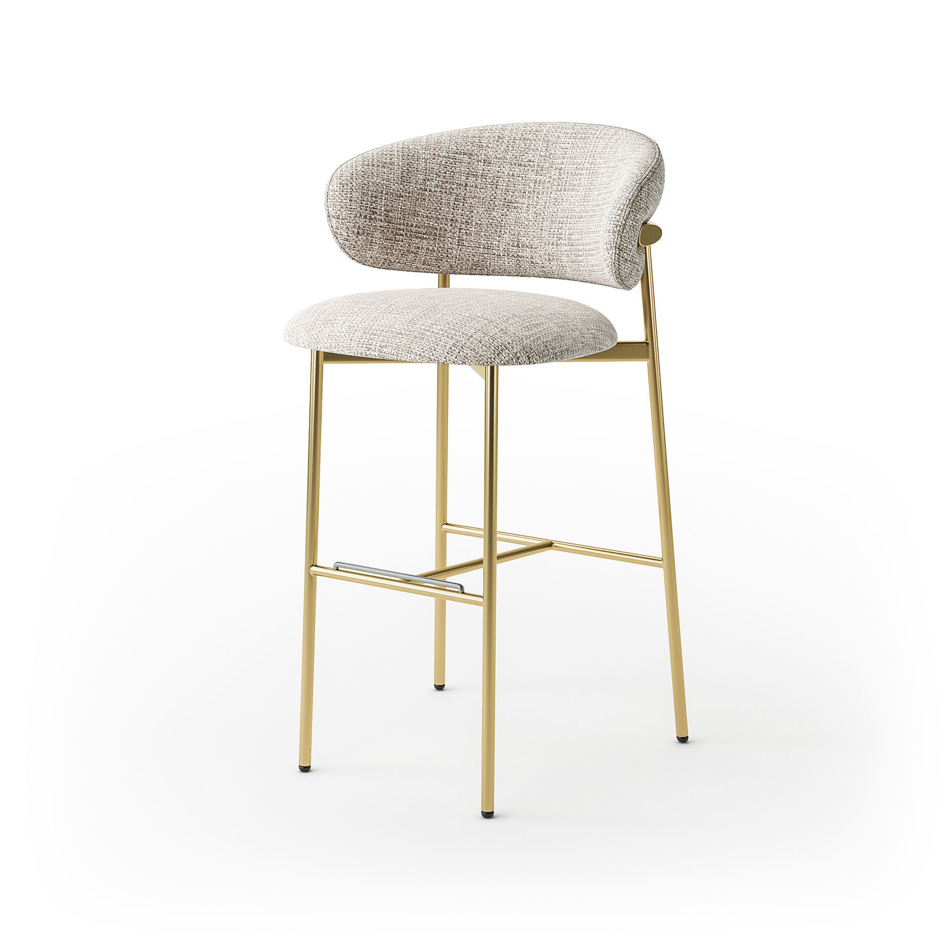 Calligaris Oleandro stool 3D model_5