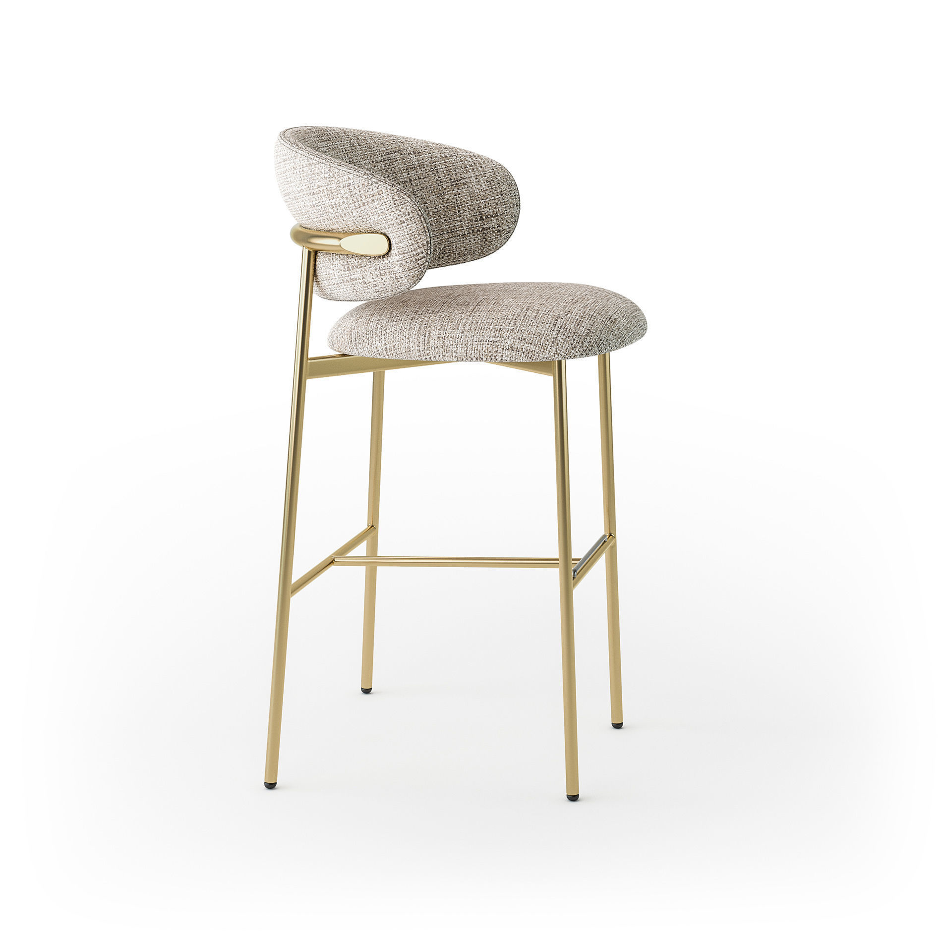 Calligaris Oleandro stool 3D model_7