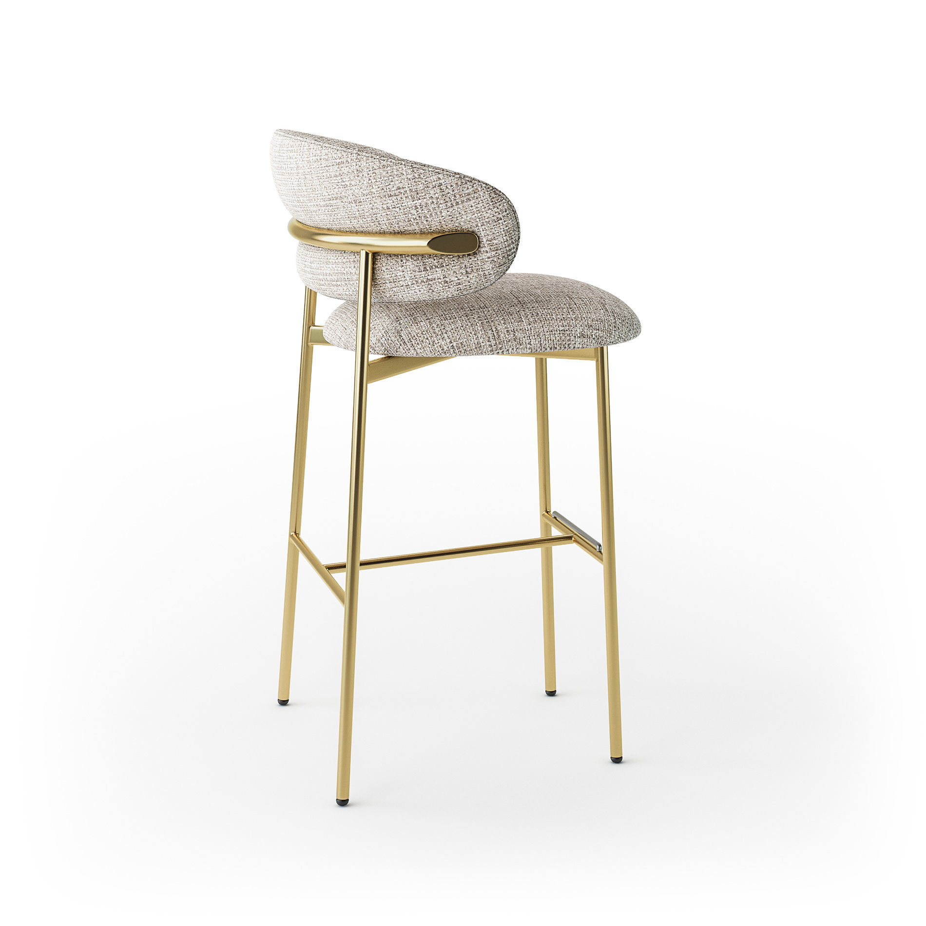 Calligaris Oleandro stool 3D model_8