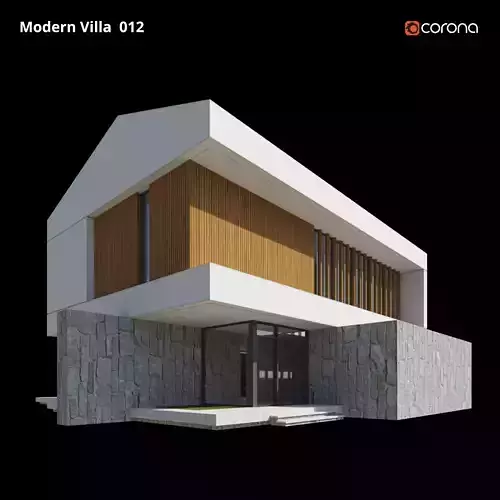 Modern Villa Design 012 3D model