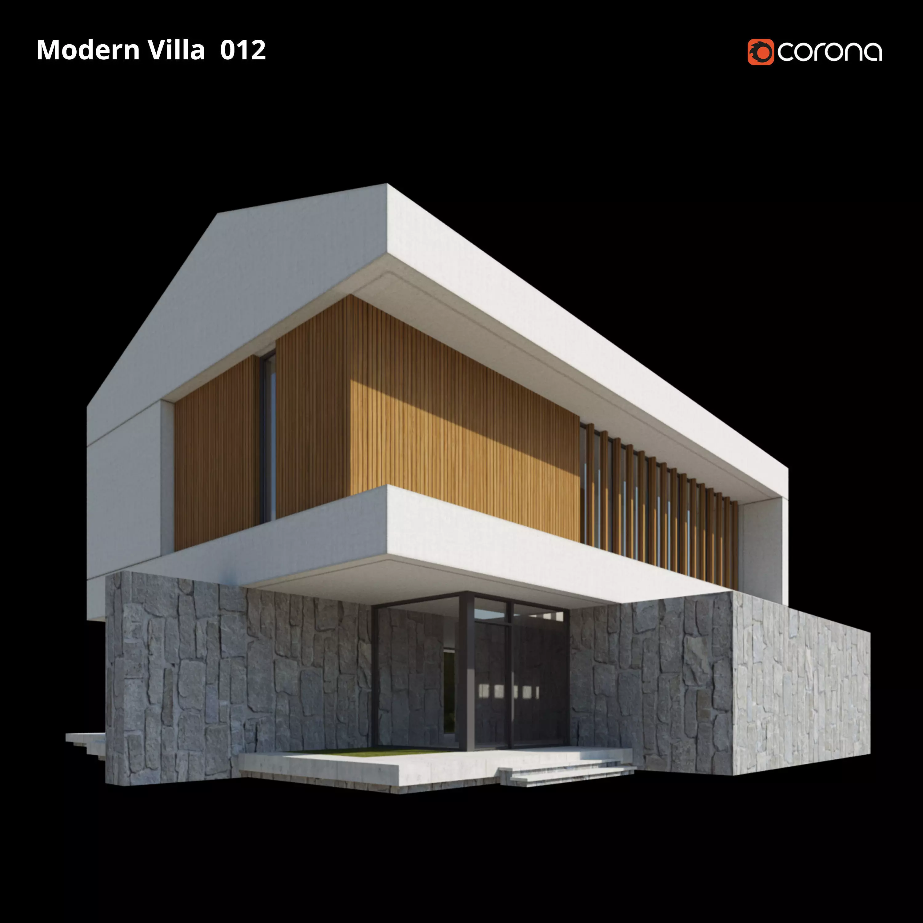 Modern Villa Design 012 3D model_0