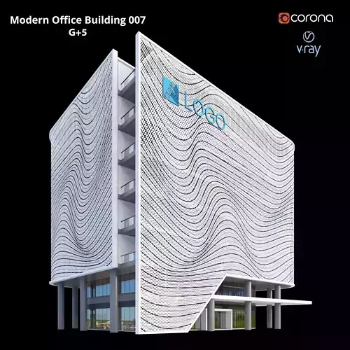 Modern Office Building 007 3D model