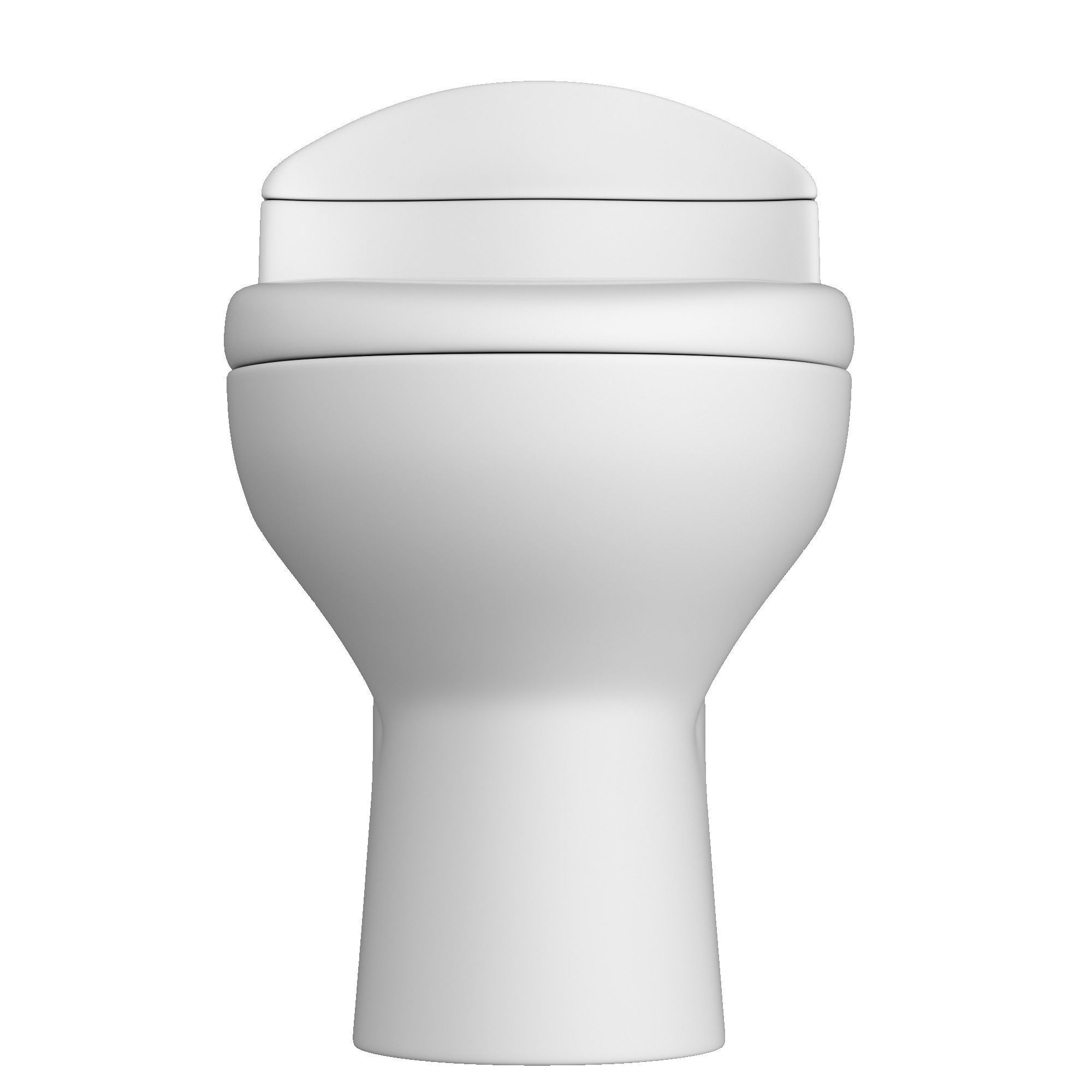 One piece EWC toilet 3D model Modeled in 3ds max 3D model_5