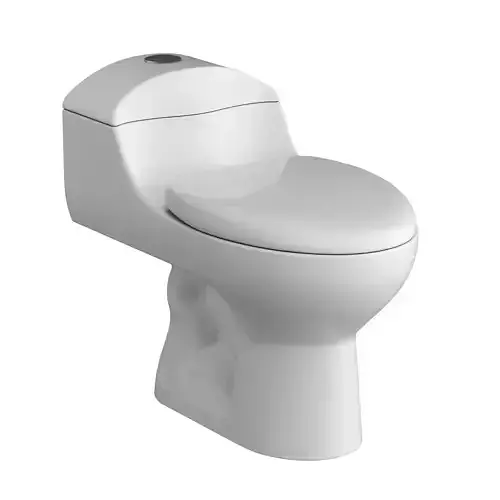 One piece EWC toilet 3D model Modeled in 3ds max 