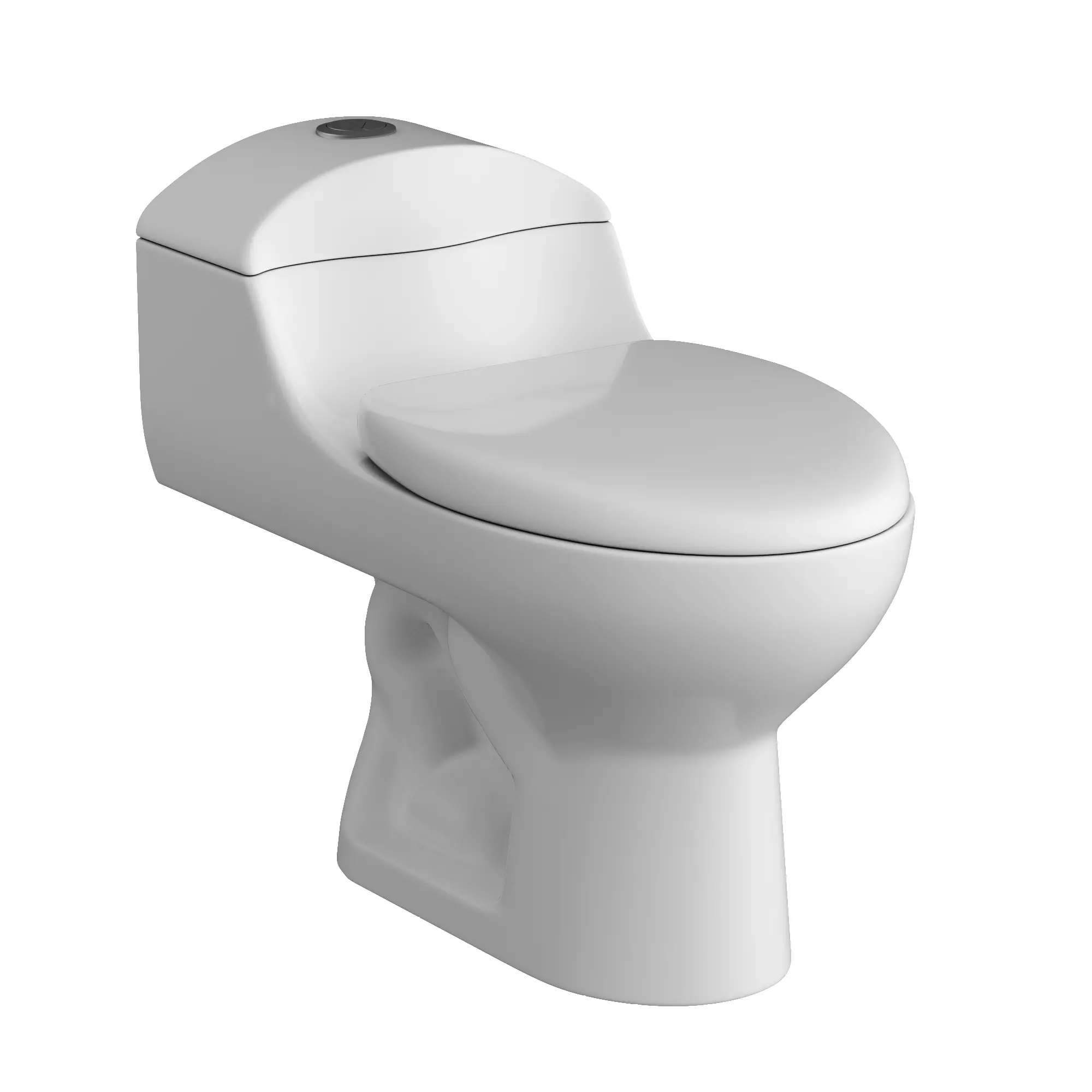 One piece EWC toilet 3D model Modeled in 3ds max 3D model_0