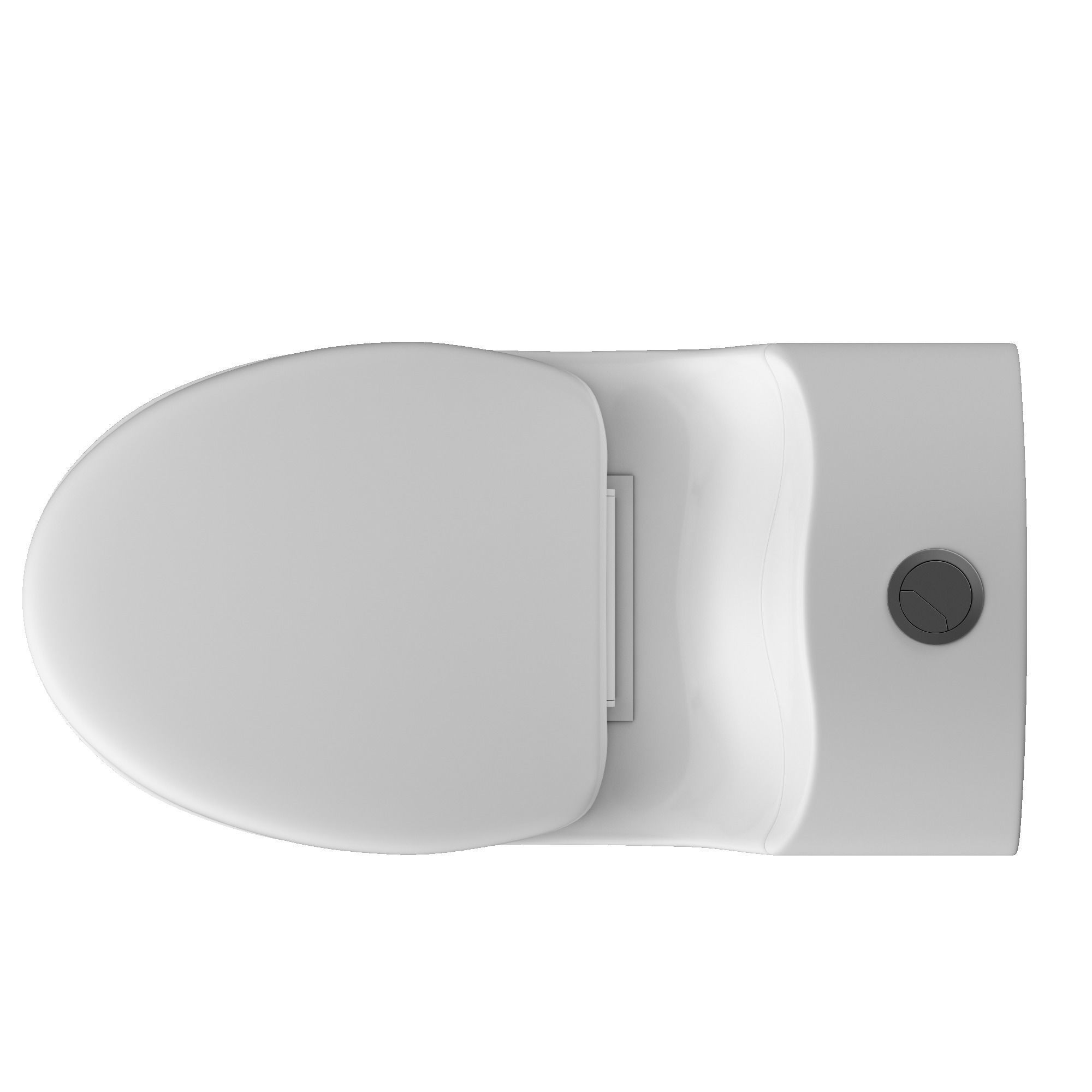 One piece EWC toilet 3D model Modeled in 3ds max 3D model_2