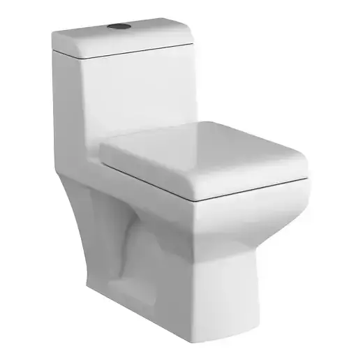 One piece EWC toilet 3D model Modeled in 3ds max 