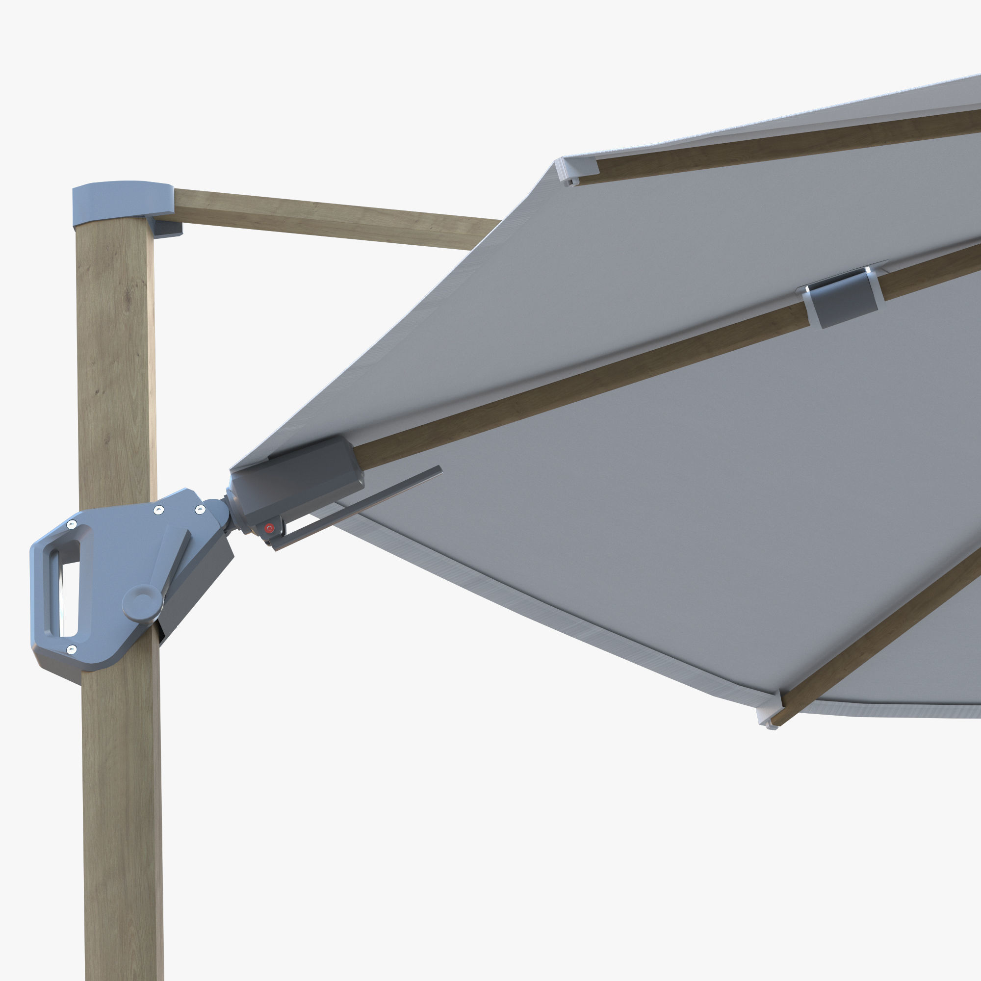 Outdoor umbrella Parasols Challenger T2 3D model_6