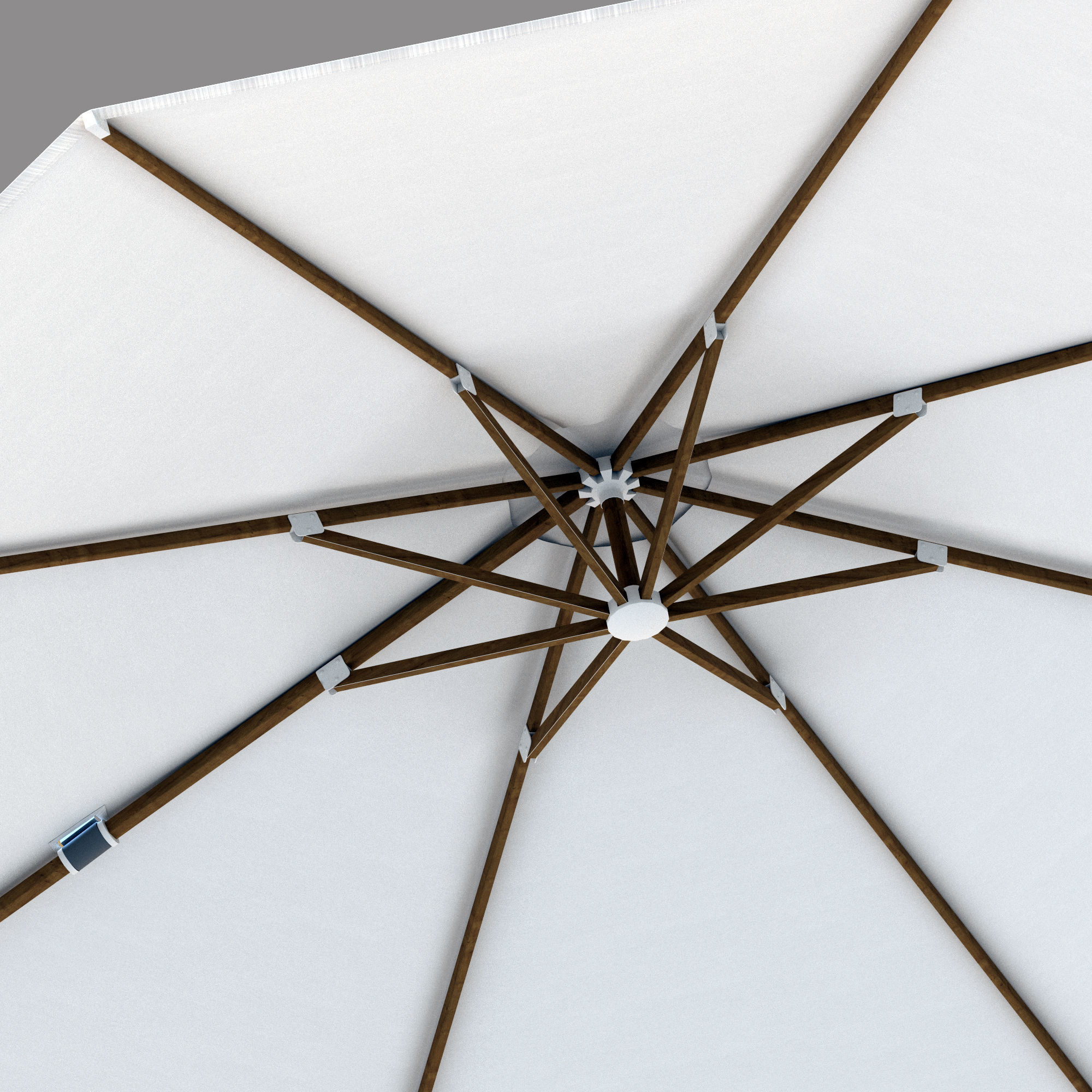 Outdoor umbrella Parasols Challenger T2 3D model_5