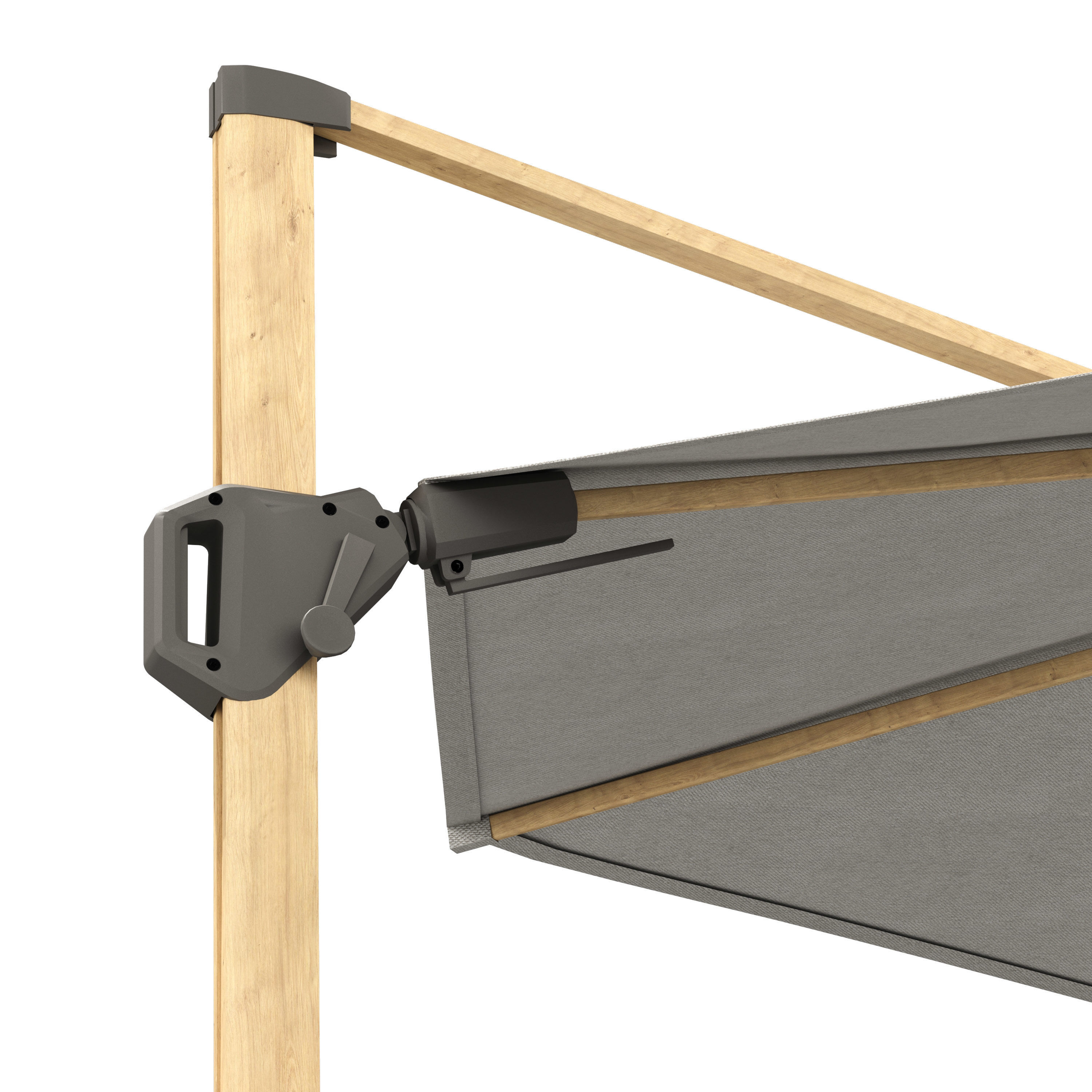 Outdoor umbrella Parasols Challenger T2 3D model_15