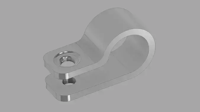 P Clip stainless steel clamp