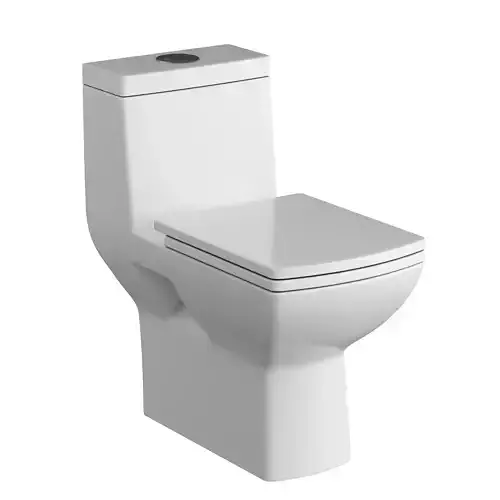One piece EWC toilet 3D model Modeled in 3ds max 