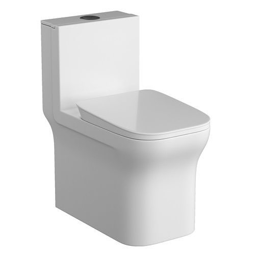 One piece EWC toilet 3D model Modeled in 3ds max  3D model