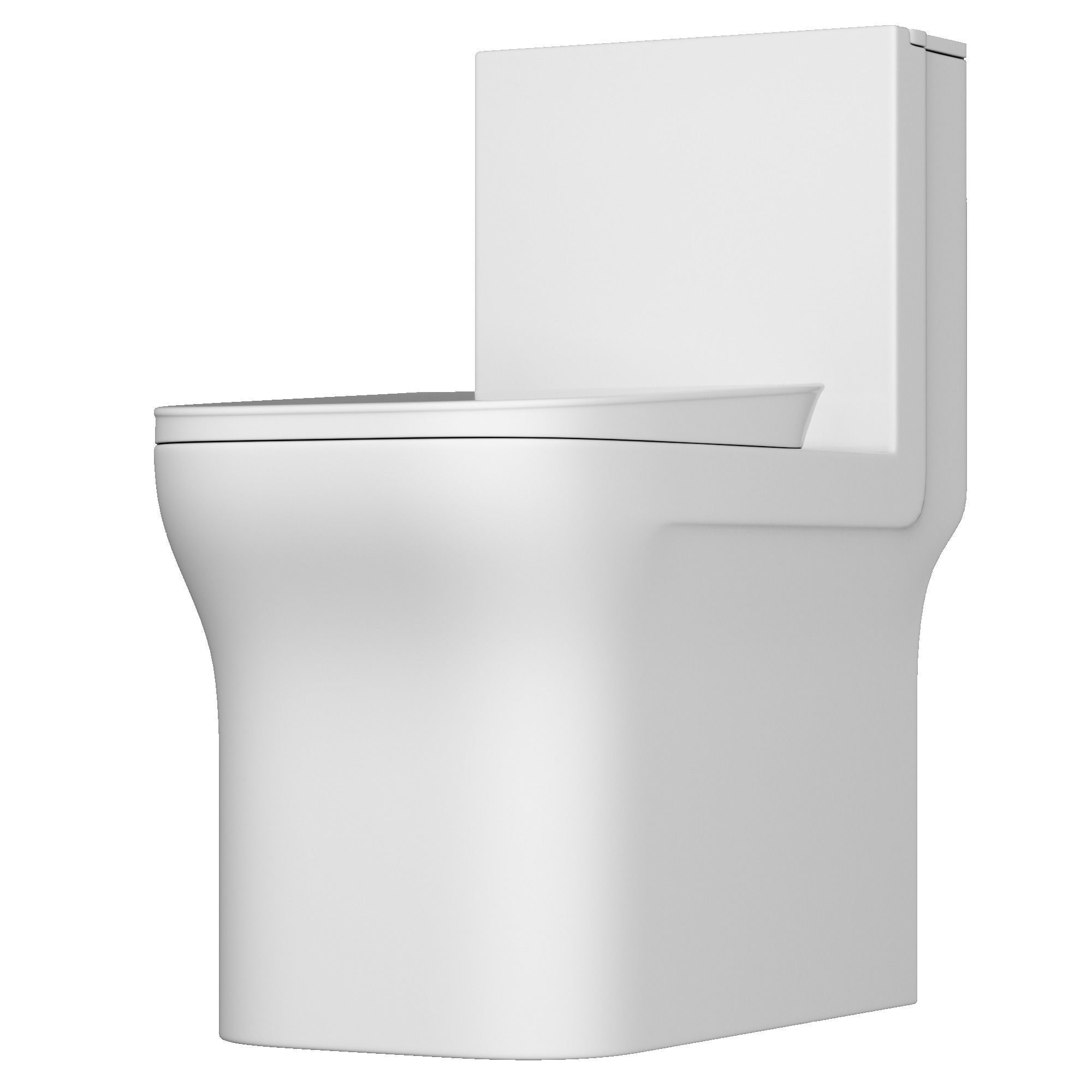 One piece EWC toilet 3D model Modeled in 3ds max  3D model_4