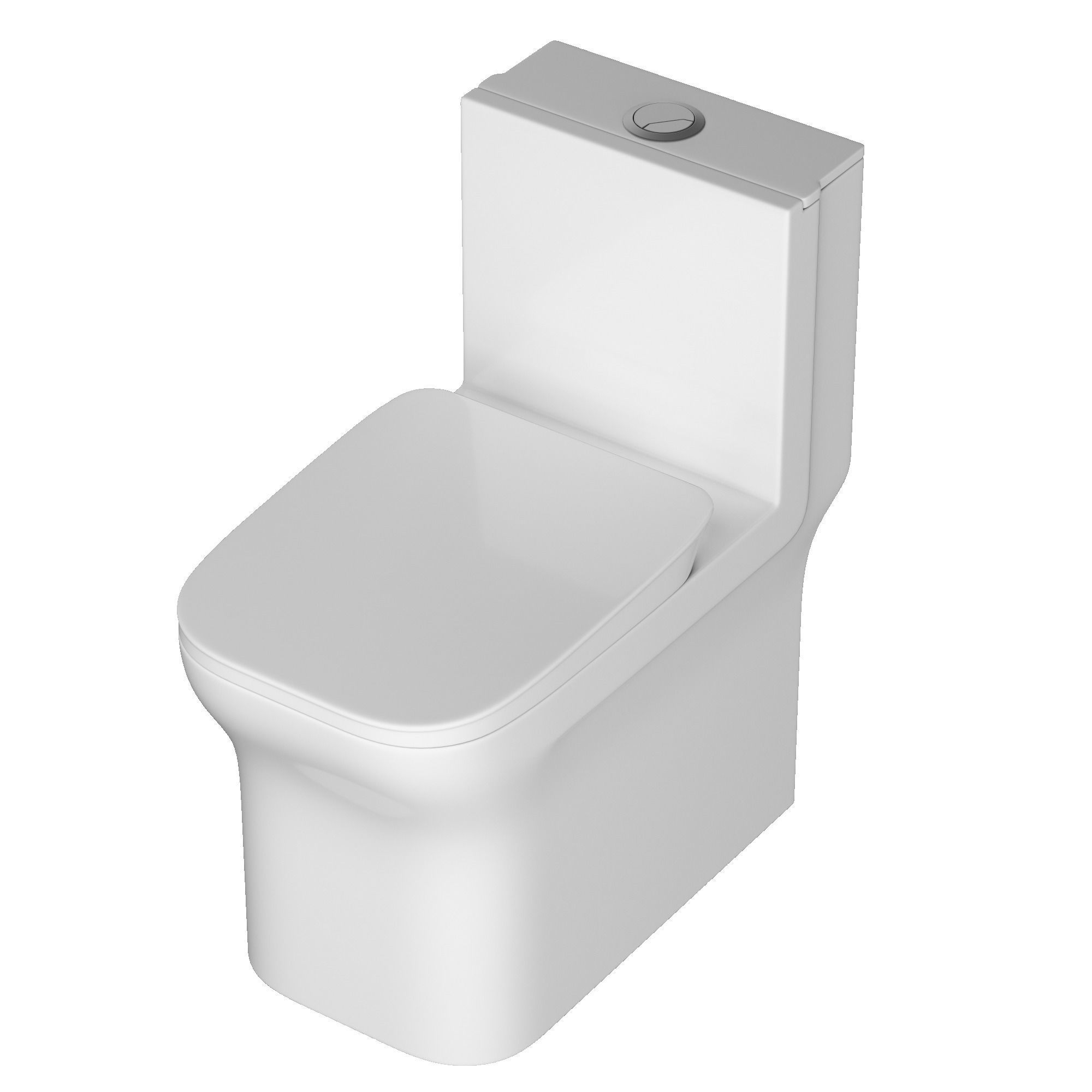 One piece EWC toilet 3D model Modeled in 3ds max  3D model_3
