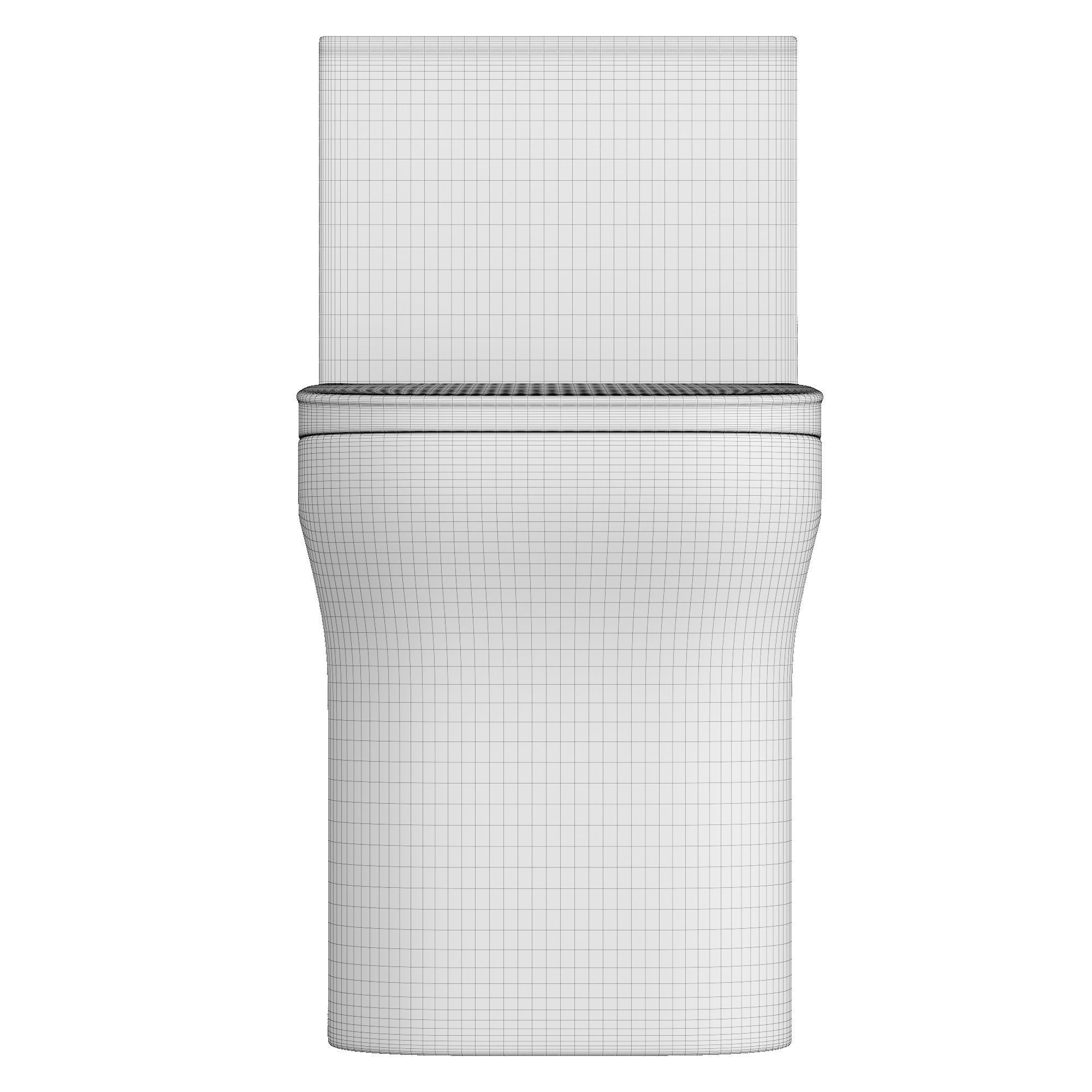 One piece EWC toilet 3D model Modeled in 3ds max  3D model_10