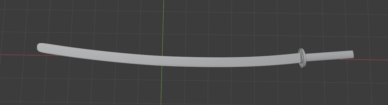 Katana Mesh Only Free 3D model_1