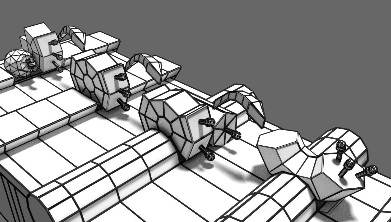 COAGULATION CASCADE COMMON PATHWAY 3D model_11