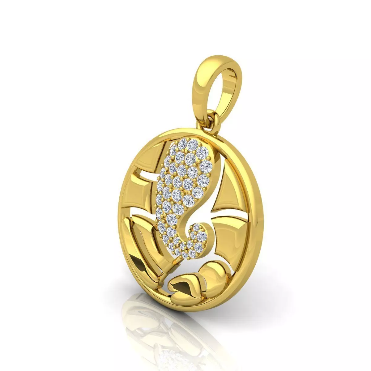 God Pendent 06 3D print model_0