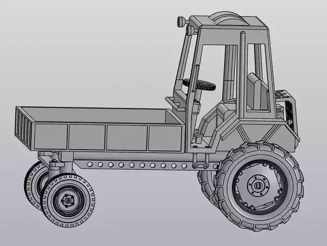 The model of tractor T-16