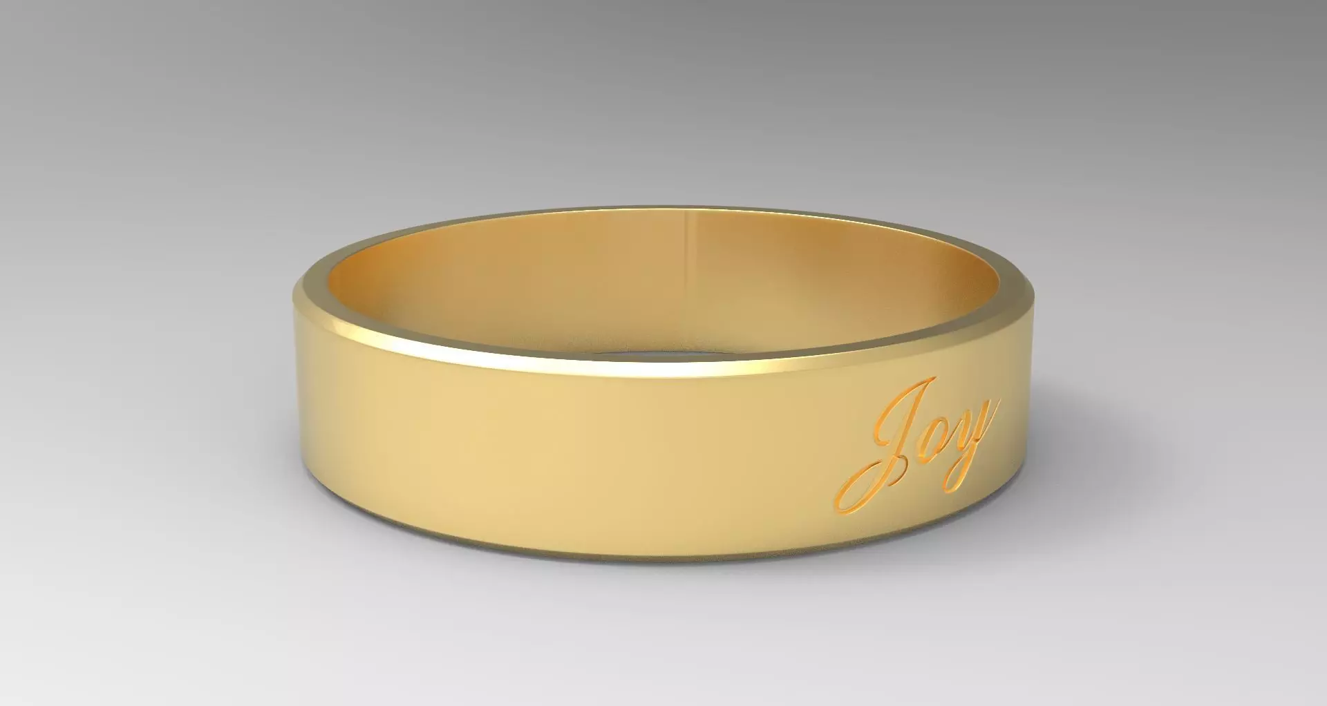 Joy Ring Gold 3D print model