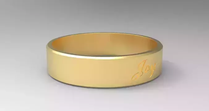 Joy Ring Gold 3D print model