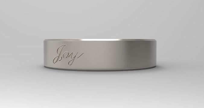 Joy Ring Platinum 3D print model