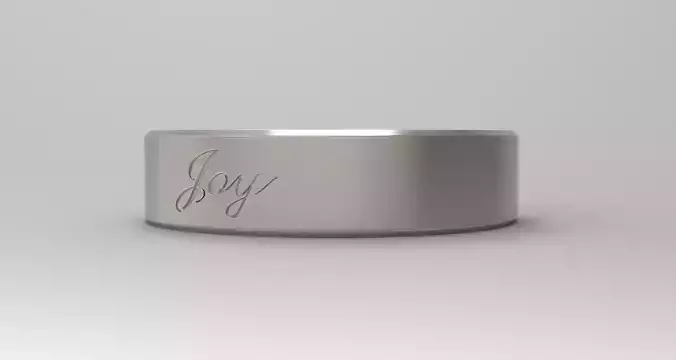 Joy Ring Platinum 3D print model