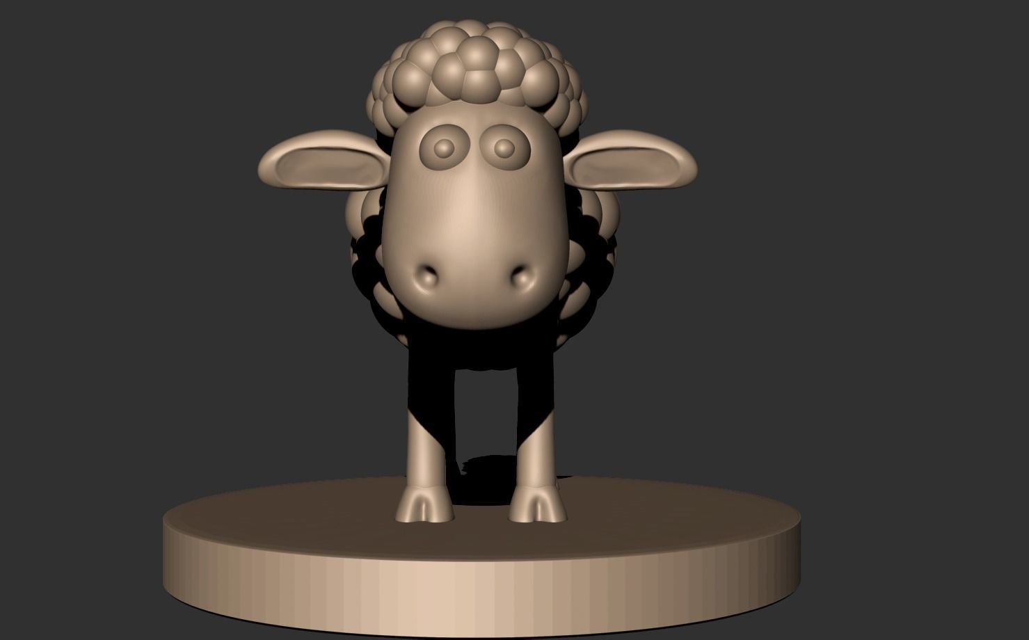 Shaun the Sheep 3D print model_5