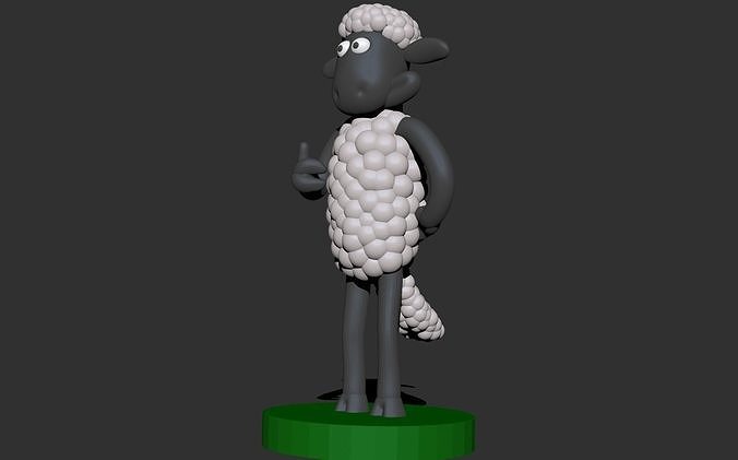 Shaun the Sheep 3D print model