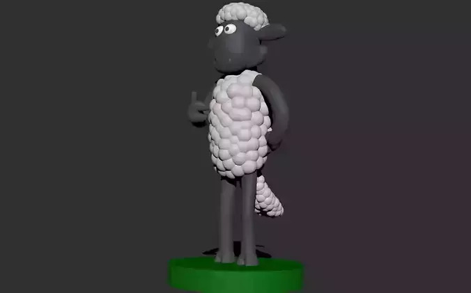 Shaun the Sheep 3D print model
