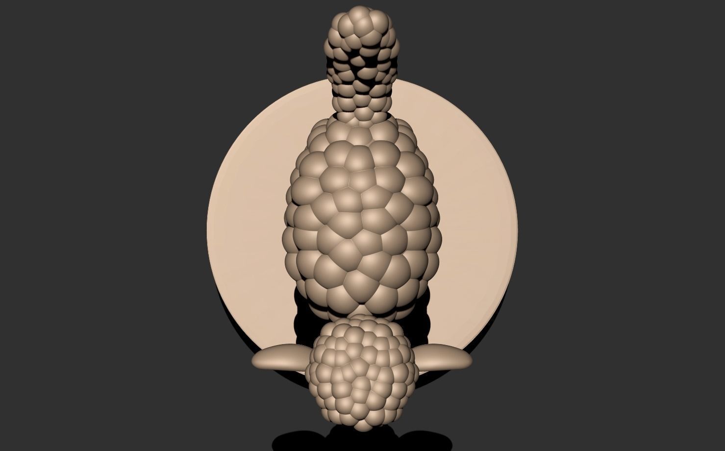 Shaun the Sheep 3D print model_8