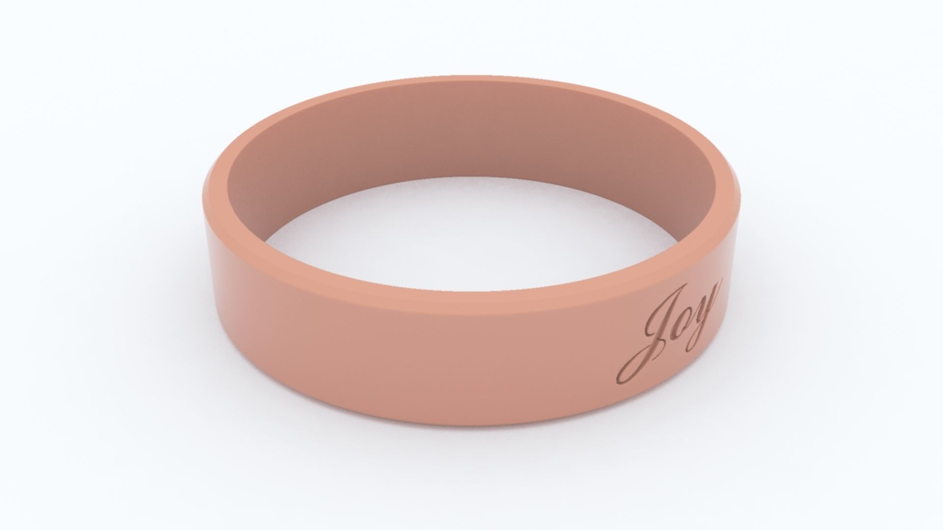 Joy Ring Yellow 3D print model_4