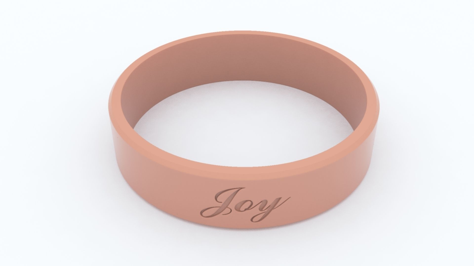 Joy Ring Yellow 3D print model_6