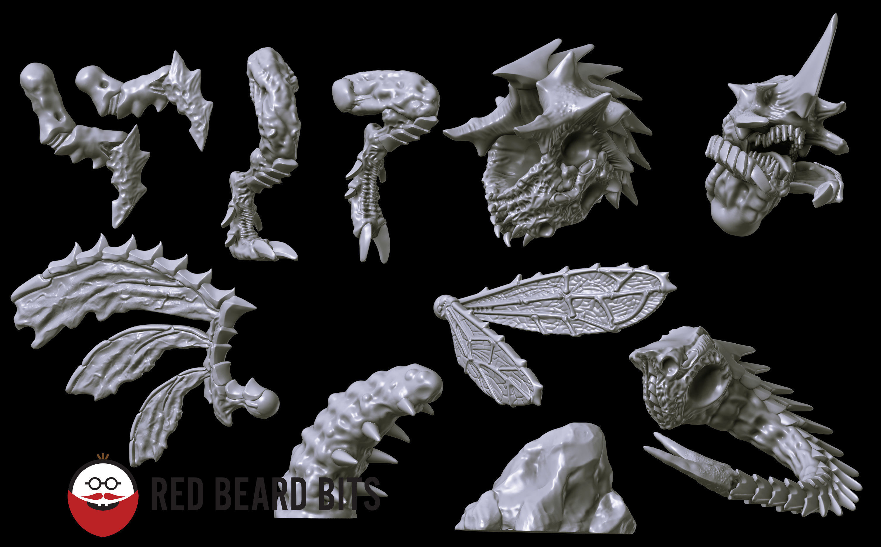 Xenoteras Swarm Despot 3D print model_8