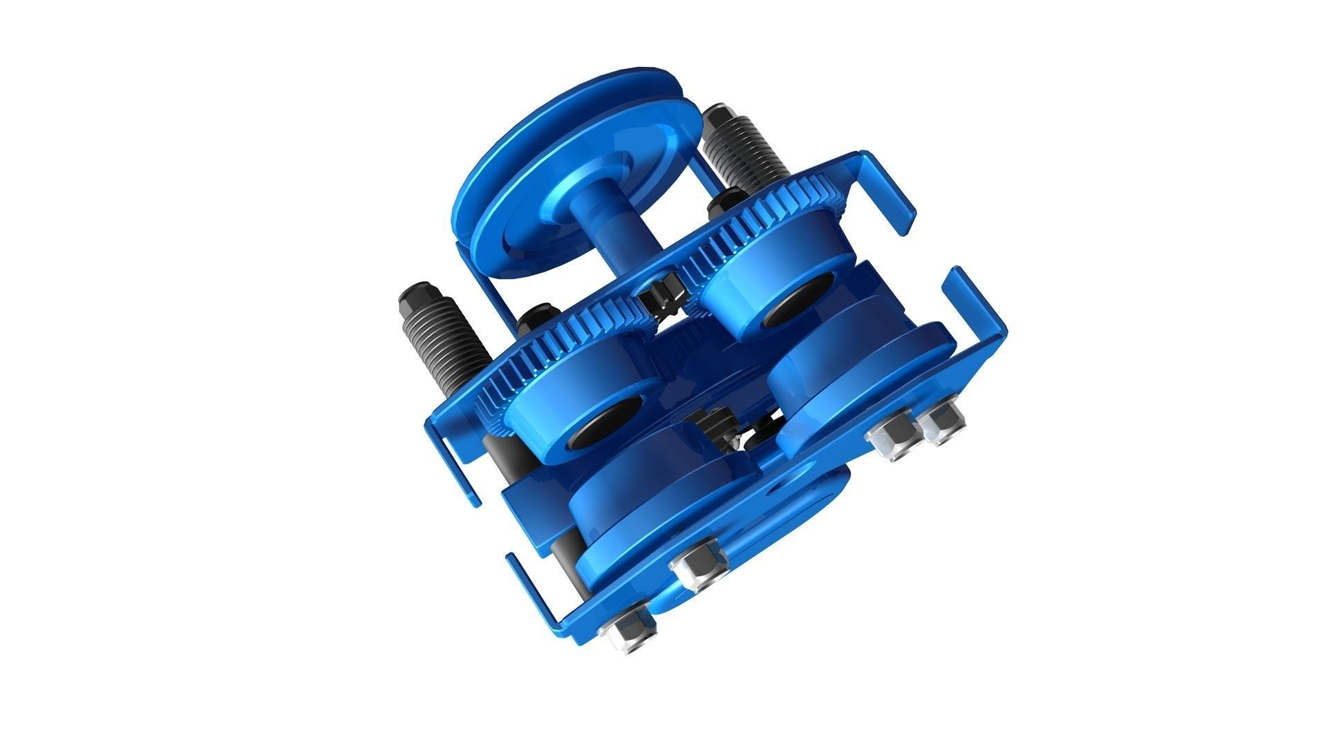 Hoist Garage tool 3D model_2