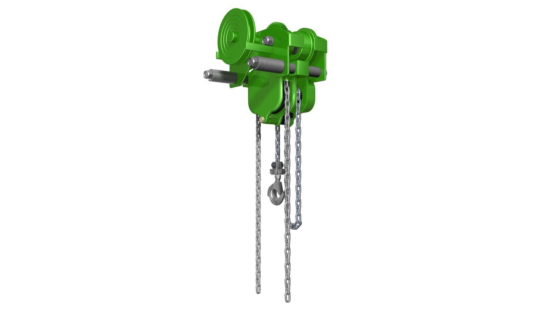 Hoist Garage tool 3D model_6