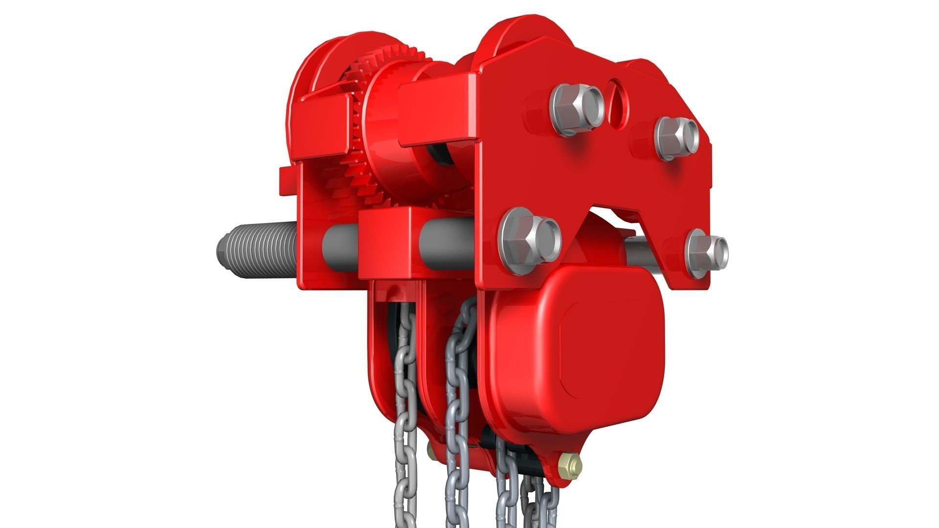 Hoist Garage tool 3D model_8