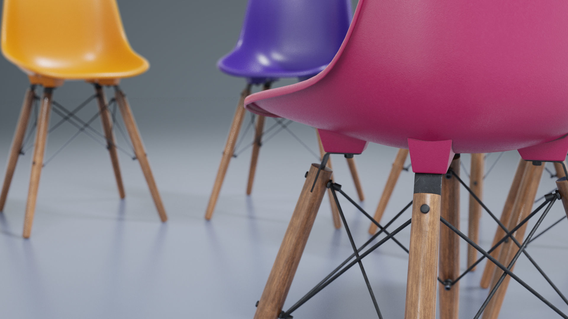 Eiffel Chair 3D model_2