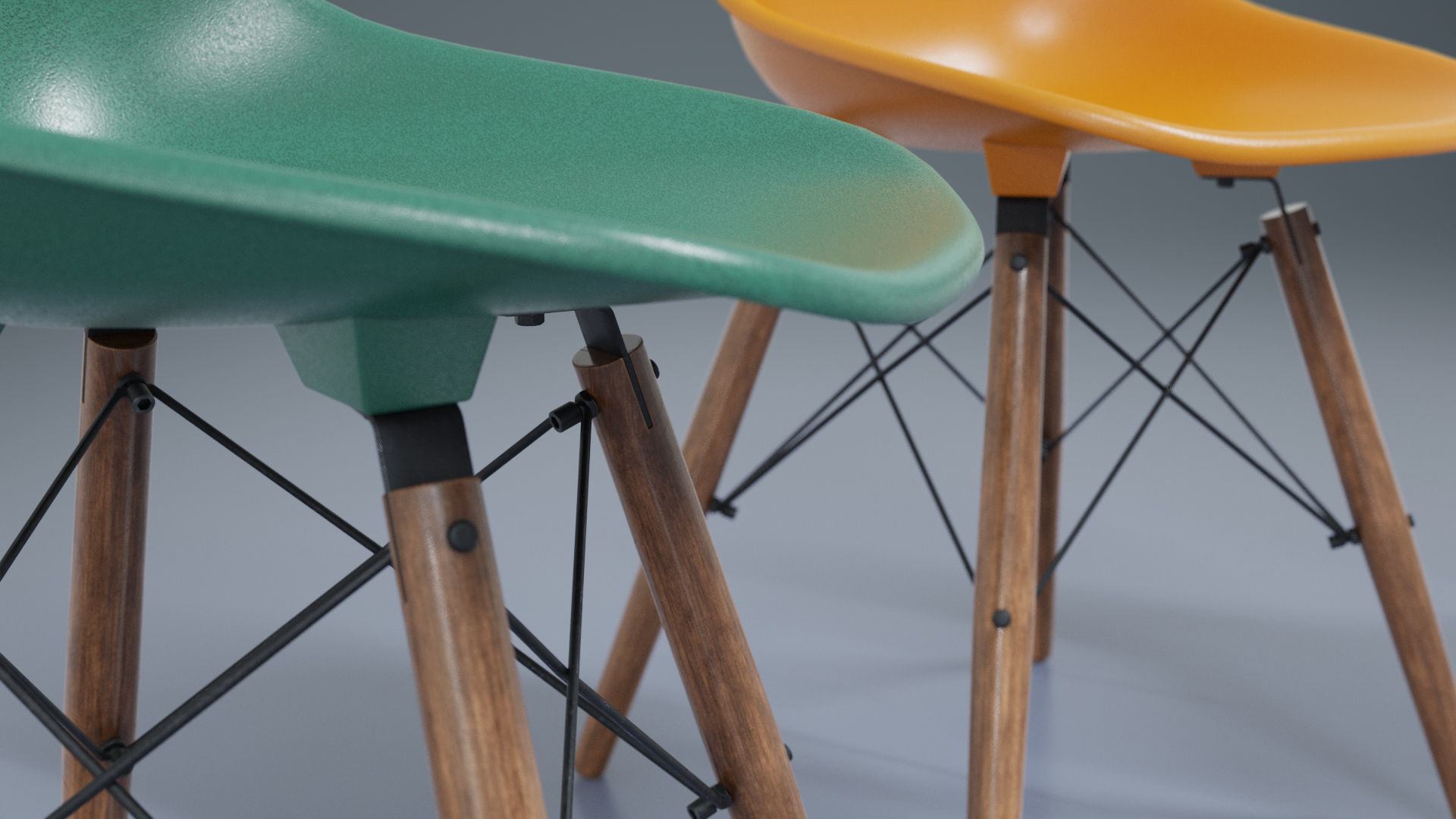 Eiffel Chair 3D model_3