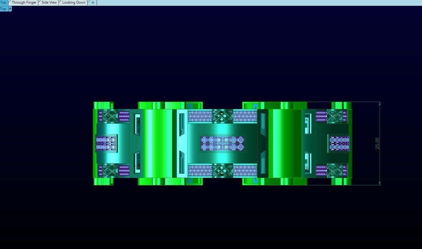 bracelets electronic bracelet with lights 3D print model_1