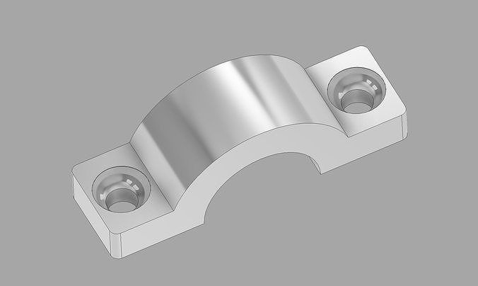 CABLE CLAMP 3D print model
