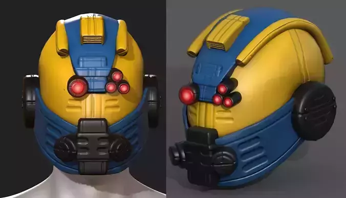 Helmet scifi fantasy futuristic military Scifi 