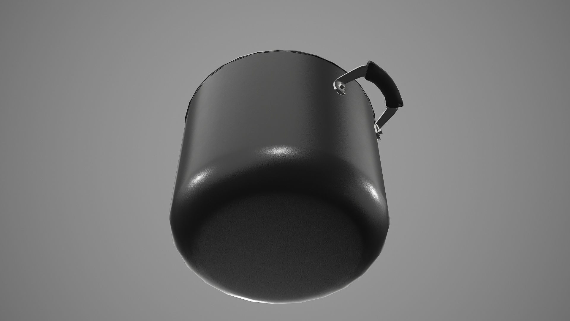 Kitchen Utensil Stockpot Cookware Low-poly 3D model_14