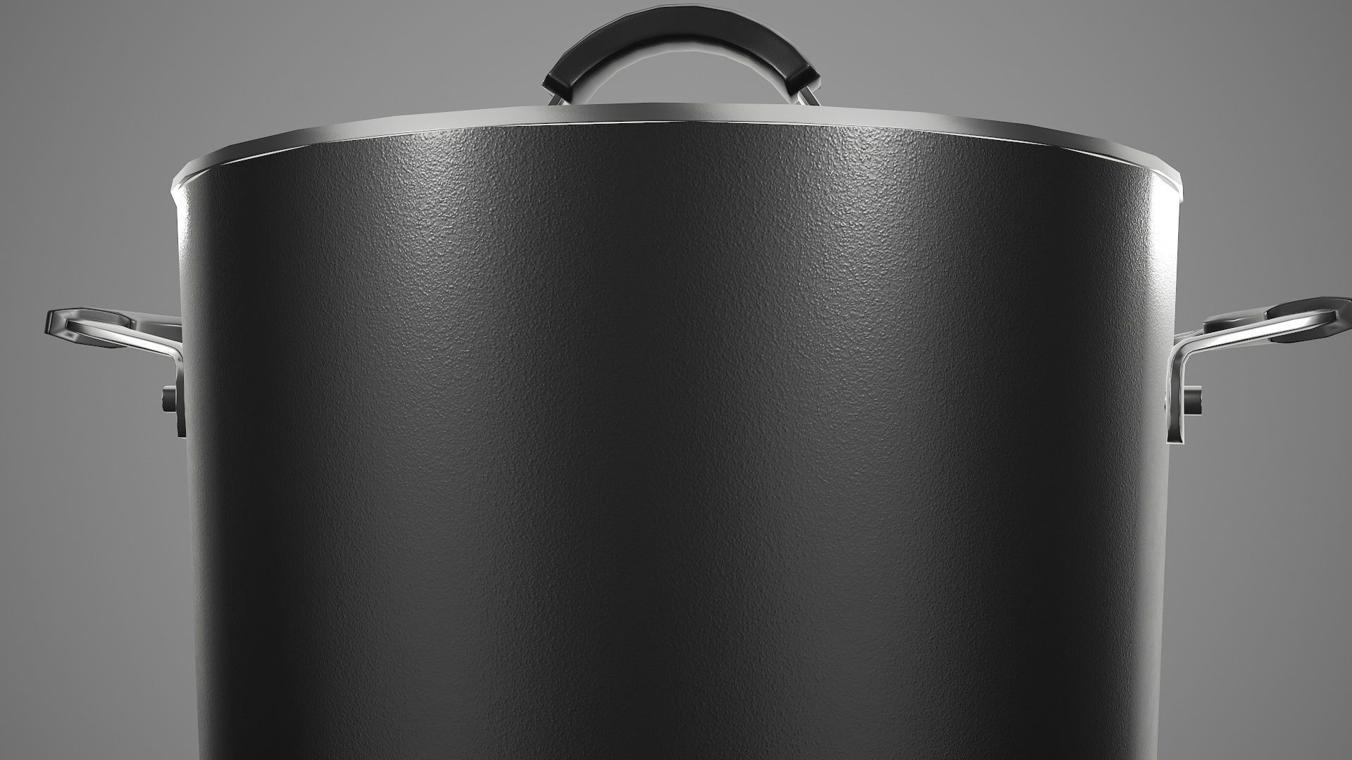 Kitchen Utensil Stockpot Cookware Low-poly 3D model_21