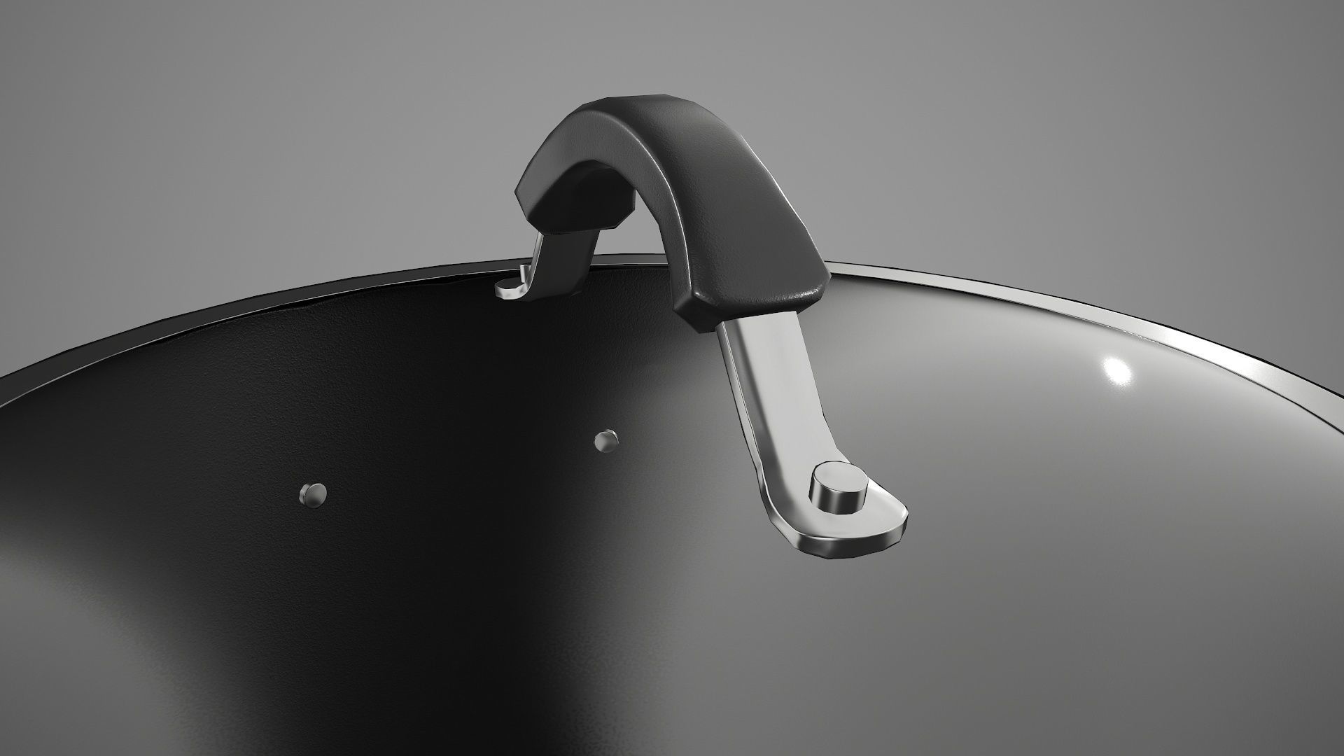 Kitchen Utensil Stockpot Cookware Low-poly 3D model_20