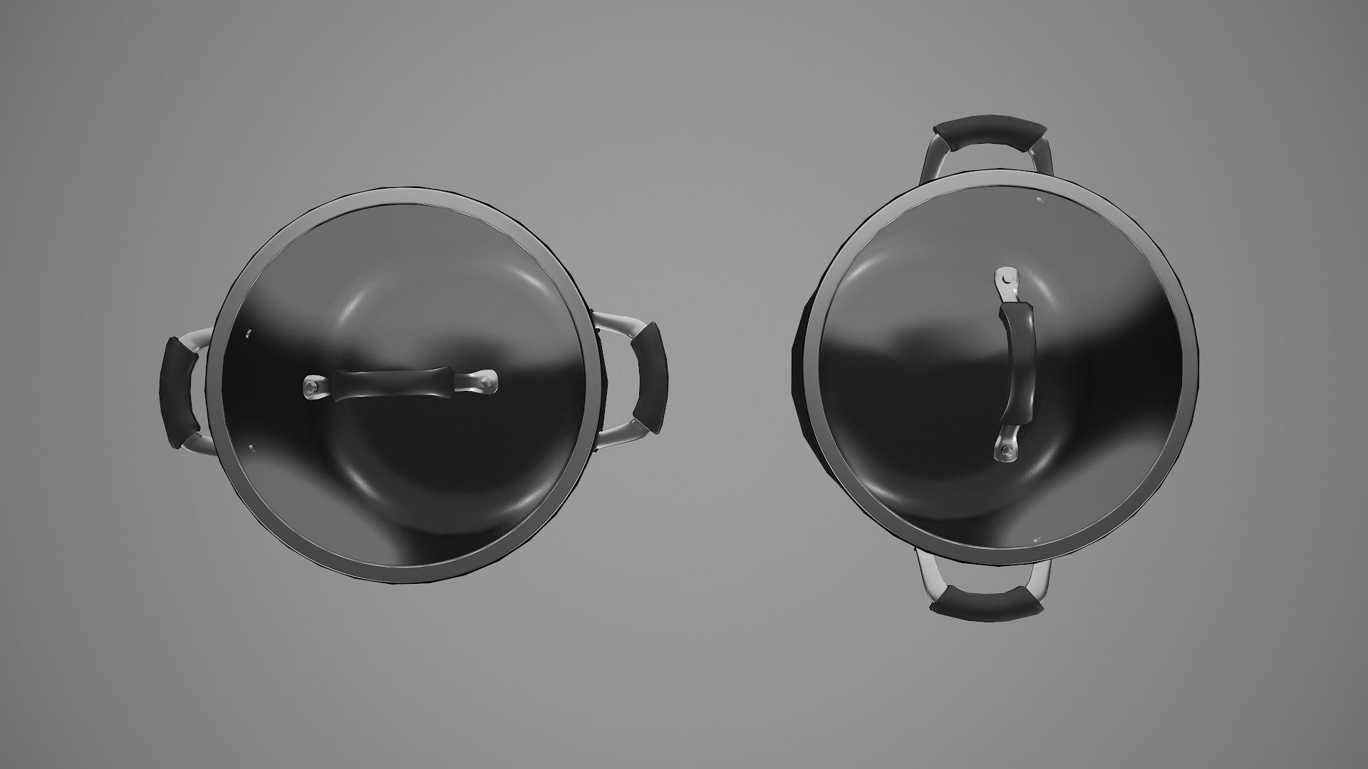 Kitchen Utensil Stockpot Cookware Low-poly 3D model_24