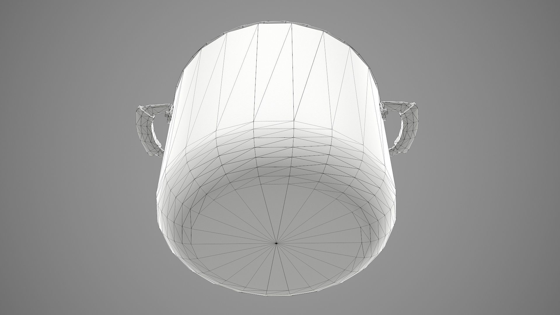 Kitchen Utensil Stockpot Cookware Low-poly 3D model_37