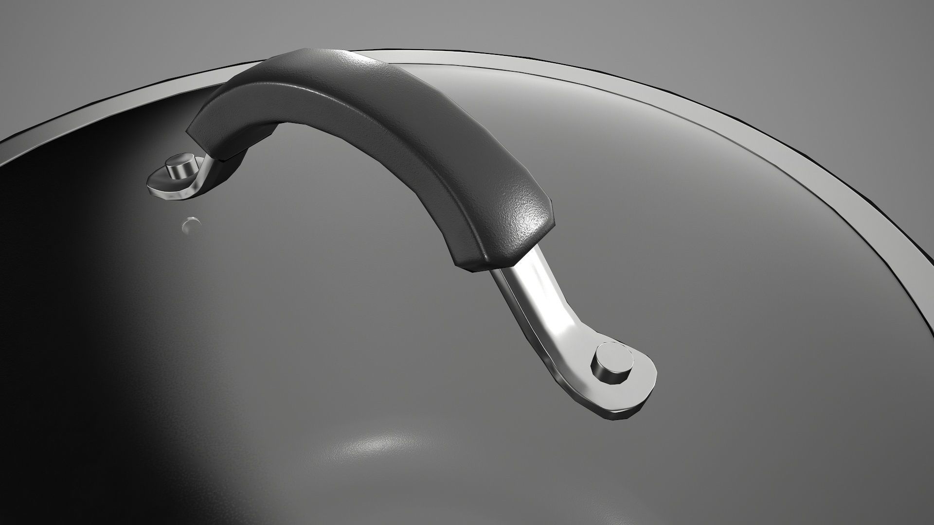 Kitchen Utensil Stockpot Cookware Low-poly 3D model_10